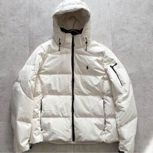 Ralph Lauren Men's Cream Puffer Jacket NWT XL